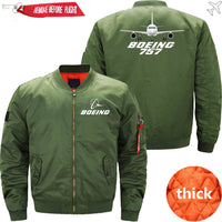 Thumbnail for Boeing 757 Ma-1 Bomber Jacket Flight Jacket Aviator Jacket THE AV8R