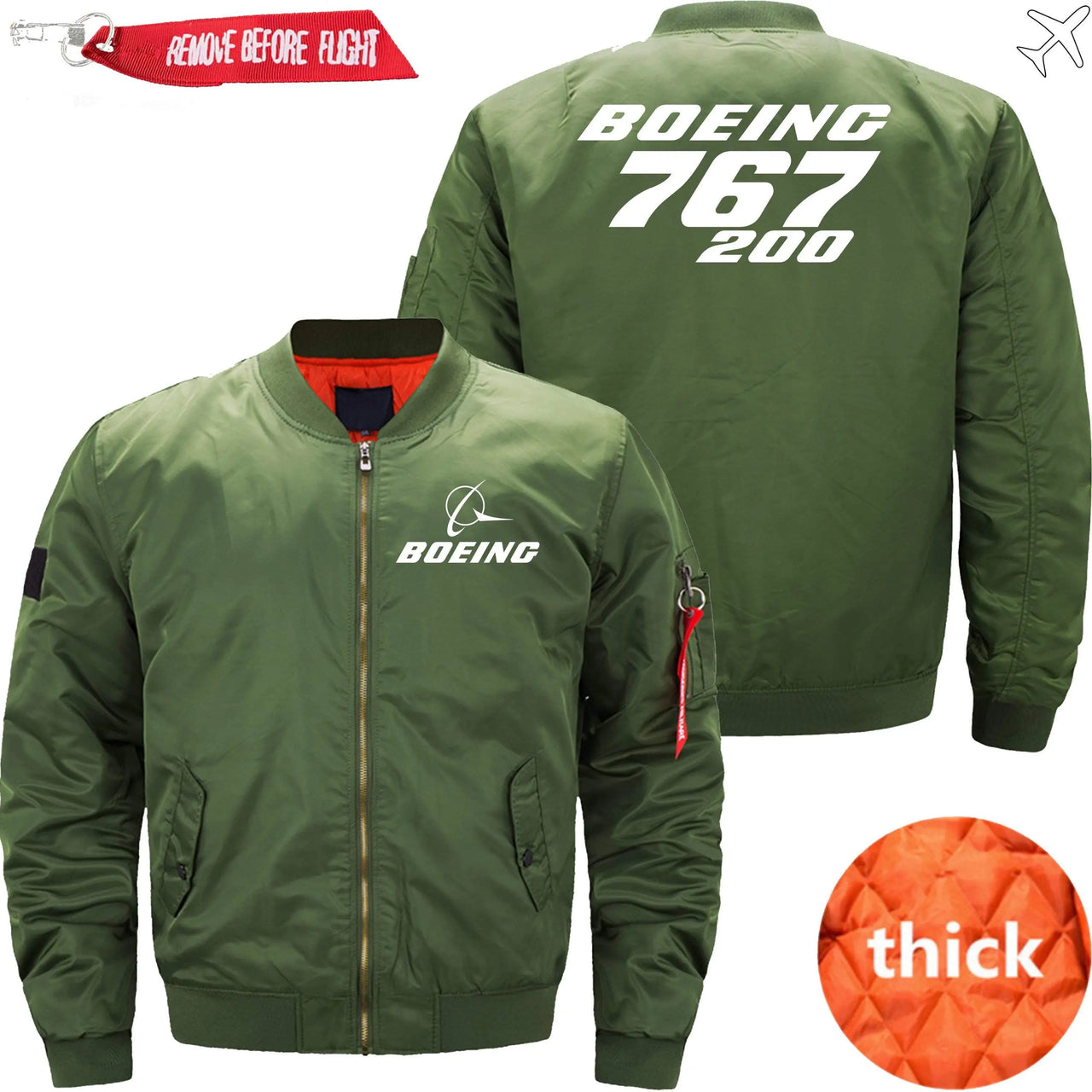 Boeing 767-200 Ma-1 Bomber Jacket Flight Jacket Aviator Jack THE AV8R