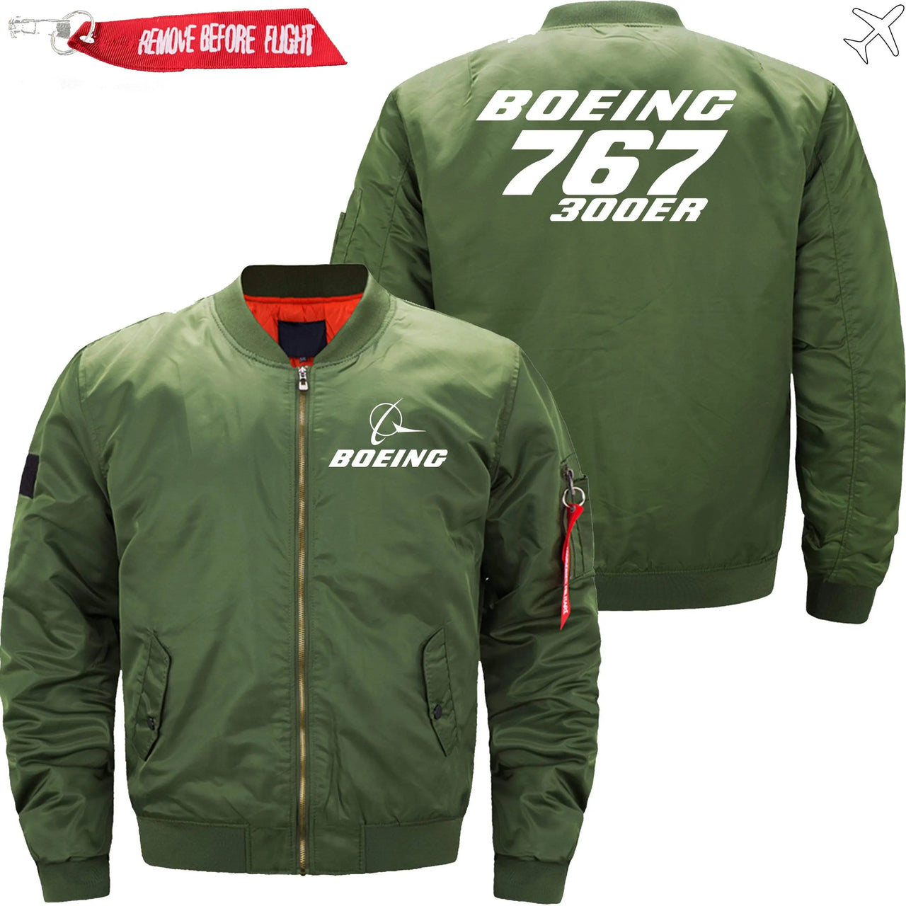 Boeing 767-300ER Ma-1 Bomber Jacket Flight Jacket Aviator Jacket THE AV8R