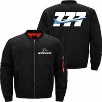 Thumbnail for Boeing 777  Ma-1 Bomber Jacket Flight Jacket Aviator Jacket THE AV8R