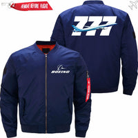 Thumbnail for Boeing 777  Ma-1 Bomber Jacket Flight Jacket Aviator Jacket THE AV8R