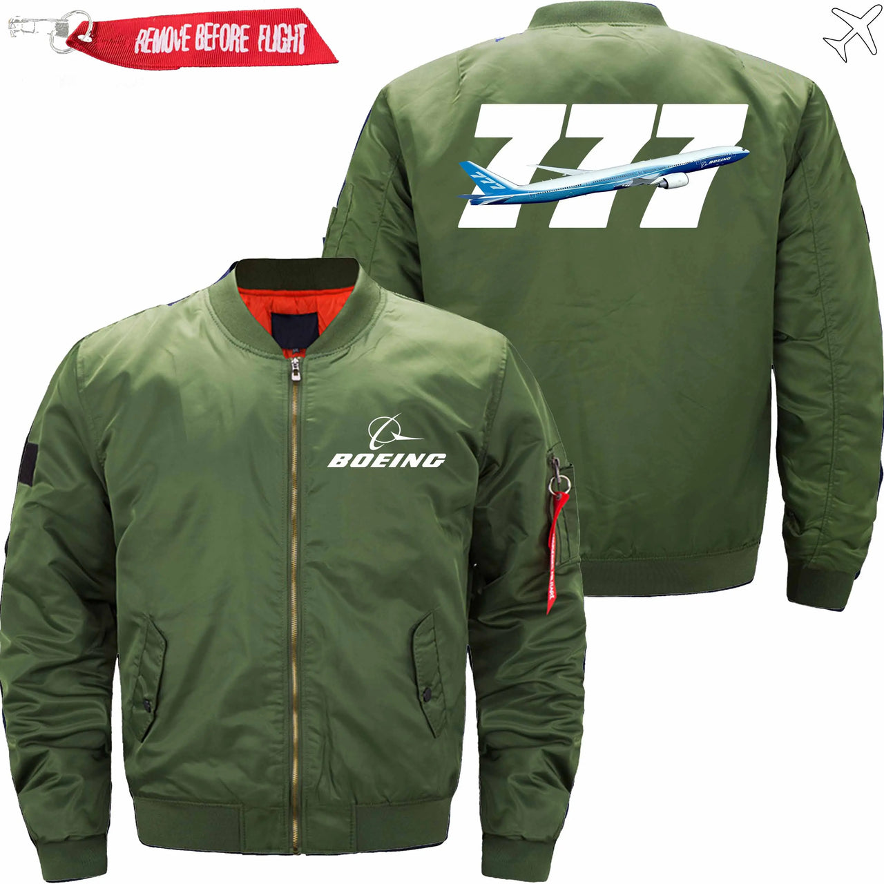 Boeing 777  Ma-1 Bomber Jacket Flight Jacket Aviator Jacket THE AV8R