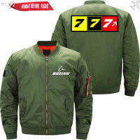 Thumbnail for Boeing 777 Ma-1 Bomber Jacket Flight Jacket Aviator Jacket THE AV8R