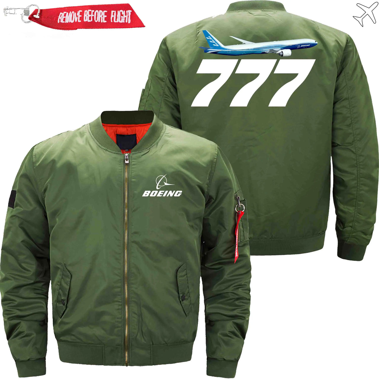 Boeing 777 Ma-1 Bomber Jacket Flight Jacket Aviator Jacket THE AV8R