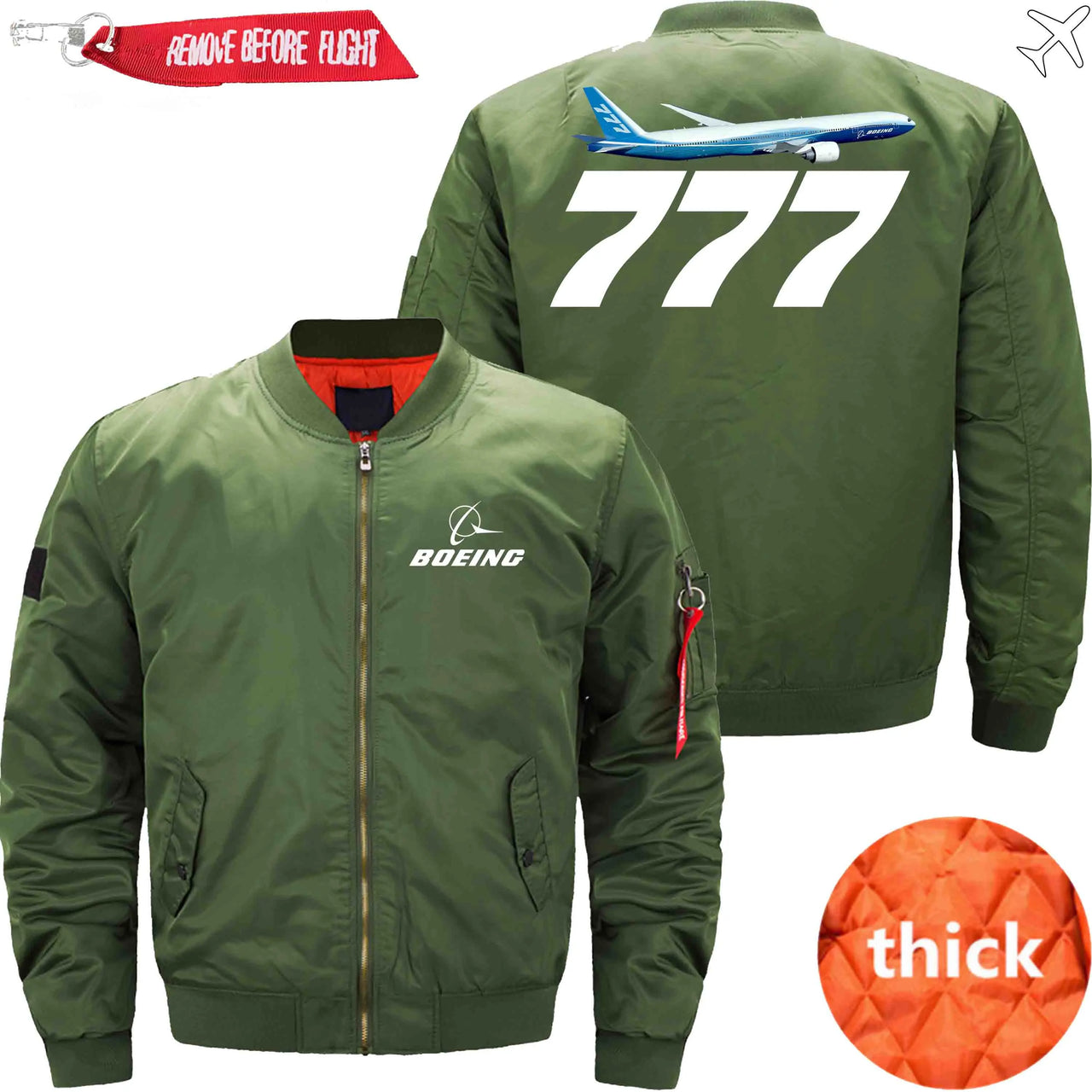 Boeing 777 Ma-1 Bomber Jacket Flight Jacket Aviator Jacket THE AV8R