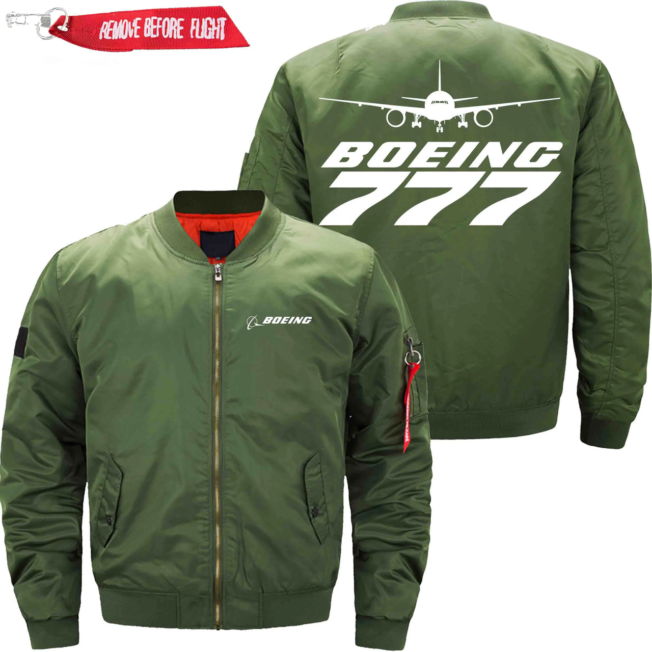 Boeing 777 Ma-1 Bomber Jacket Flight Jacket Aviator Jacket THE AV8R