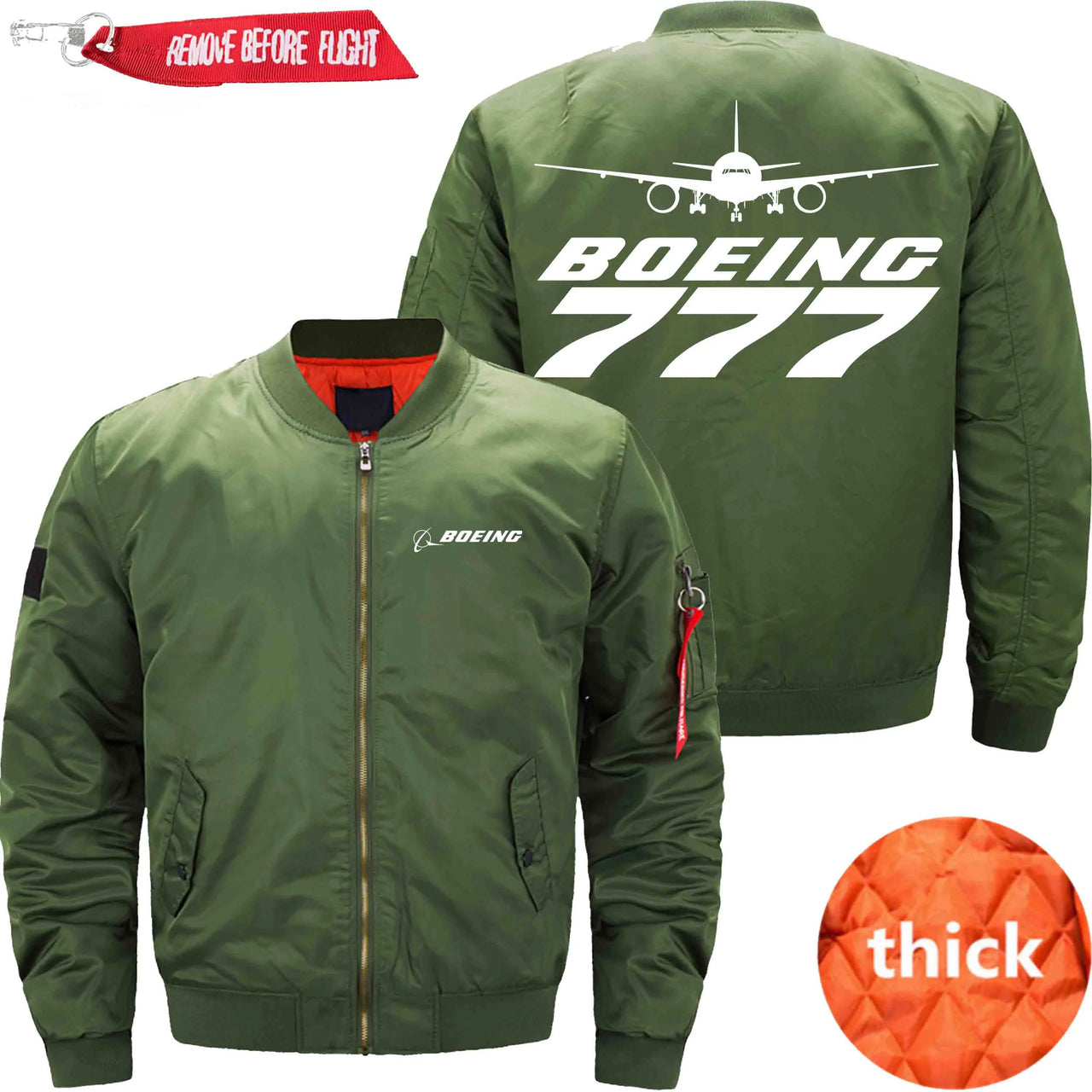 Boeing 777 Ma-1 Bomber Jacket Flight Jacket Aviator Jacket THE AV8R