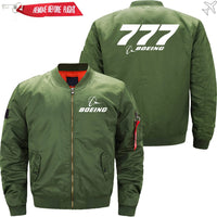 Thumbnail for Boeing 777 Ma-1 Bomber Jacket Flight Jacket Aviator Jacket THE AV8R