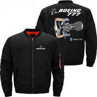 Thumbnail for Boeing 777 TRENT 700 Ma-1 Bomber Jacket Flight Jacket Aviator Jacket THE AV8R