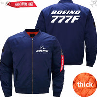 Thumbnail for Boeing 777F Ma-1 Bomber Jacket Flight Jacket Aviator Jacket THE AV8R