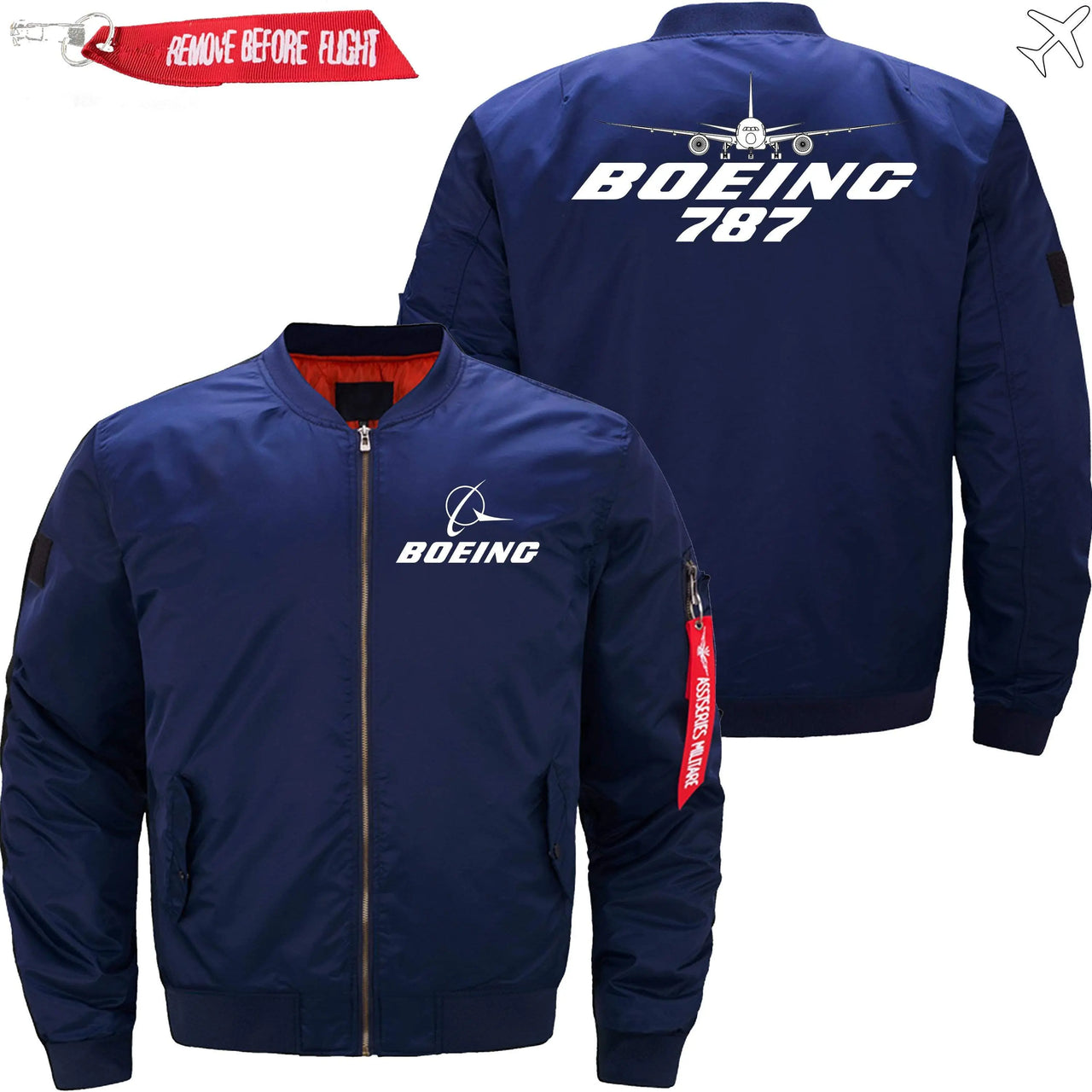 Boeing 787 Ma-1 Bomber Jacket Flight Jacket Aviator Jacket THE AV8R