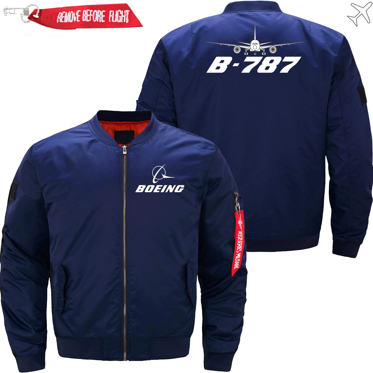 Boeing 787 Ma-1 Bomber Jacket Flight Jacket Aviator Jacket THE AV8R