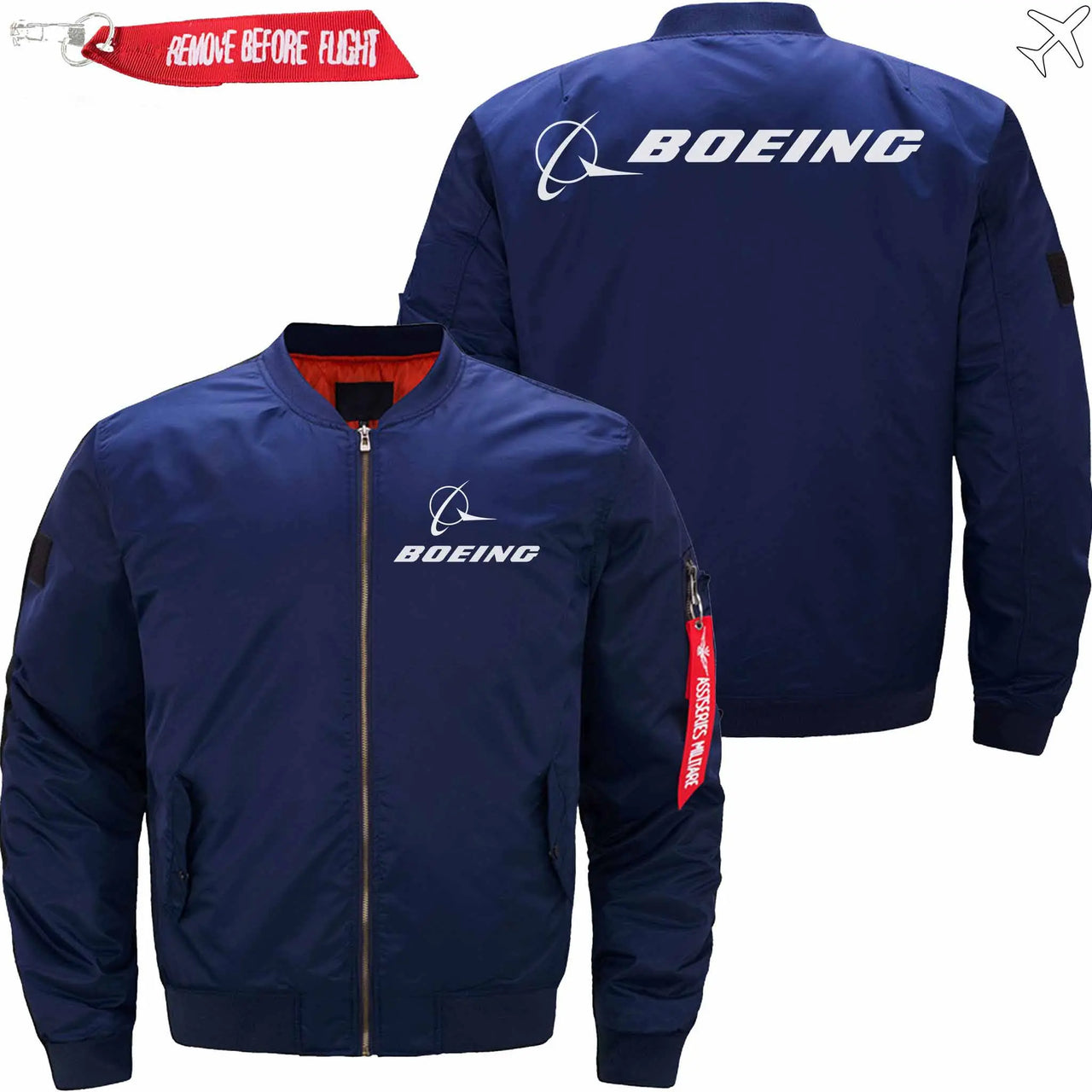 Boeing logo Ma-1 Bomber Jacket Flight Jacket Aviator Jacket THE AV8R