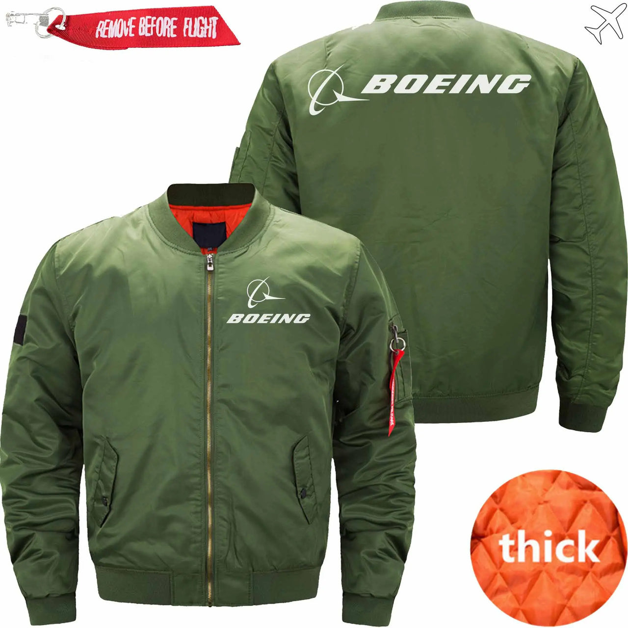 Boeing logo Ma-1 Bomber Jacket Flight Jacket Aviator Jacket THE AV8R