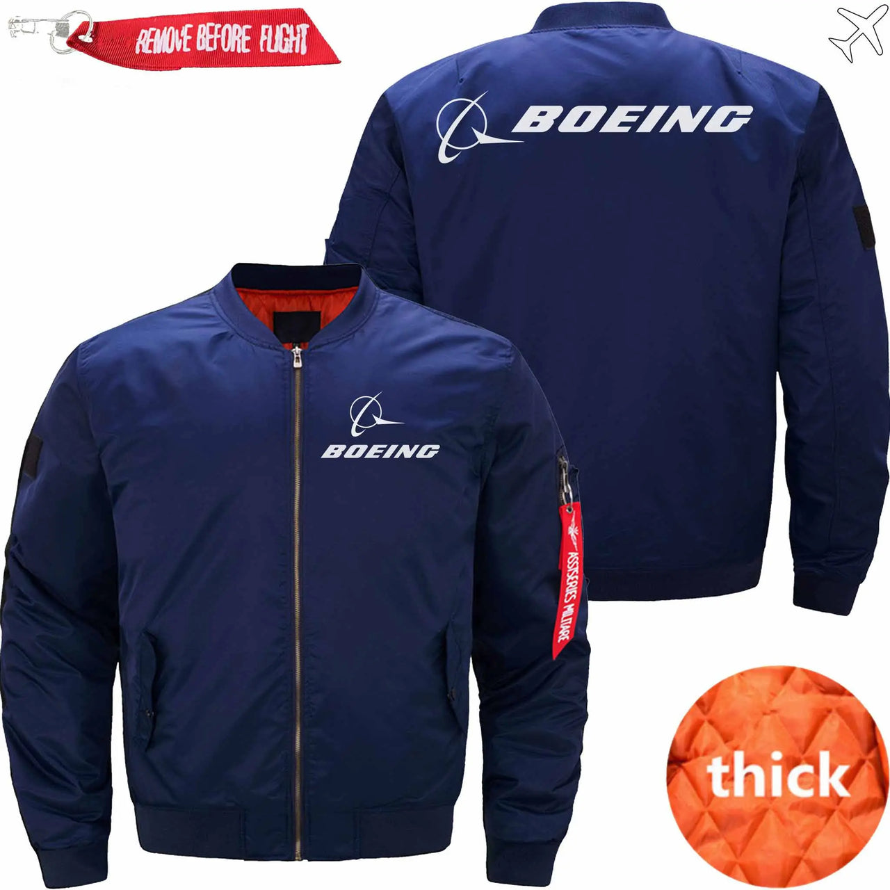 Boeing logo Ma-1 Bomber Jacket Flight Jacket Aviator Jacket THE AV8R