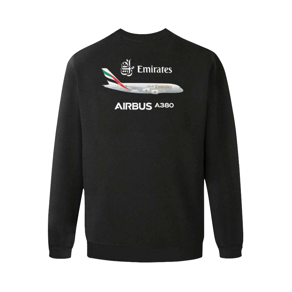 AIRBUS 380 Men's Oversized Fleece Crew Sweatshirt e-joyer