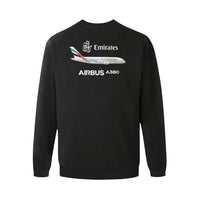 Thumbnail for AIRBUS 380 Men's Oversized Fleece Crew Sweatshirt e-joyer