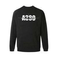 Thumbnail for AIRBUS 380 Men's Oversized Fleece Crew Sweatshirt e-joyer