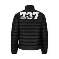 Thumbnail for BOEING 737 Men's Stand Collar Padded Jacket e-joyer