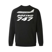 Thumbnail for BOEING 747 Men's Oversized Fleece Crew Sweatshirt e-joyer