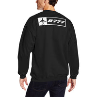 Thumbnail for BOEING 777 Men's Oversized Fleece Crew Sweatshirt e-joyer