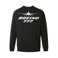 Thumbnail for BOEING 777 Men's Oversized Fleece Crew Sweatshirt e-joyer