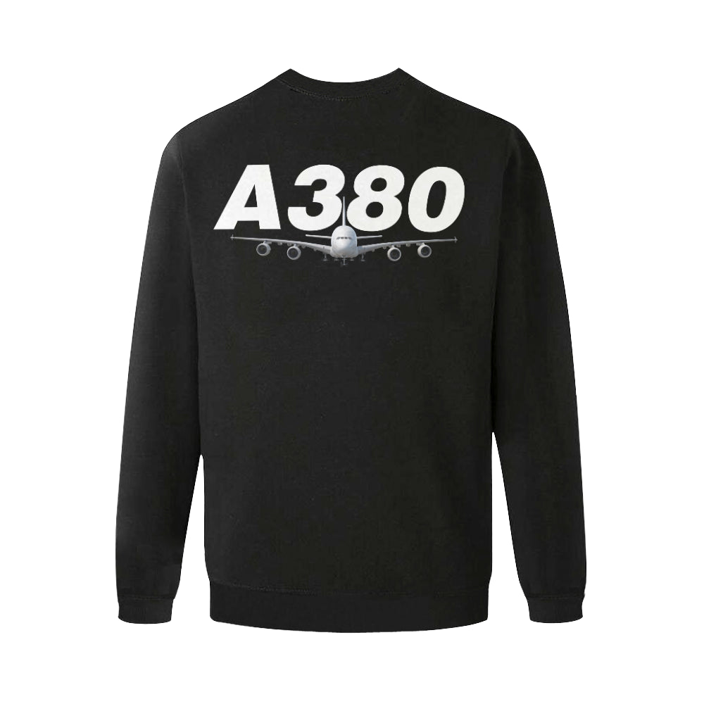 AIRBUS 380 Men's Oversized Fleece Crew Sweatshirt e-joyer