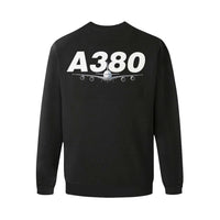 Thumbnail for AIRBUS 380 Men's Oversized Fleece Crew Sweatshirt e-joyer