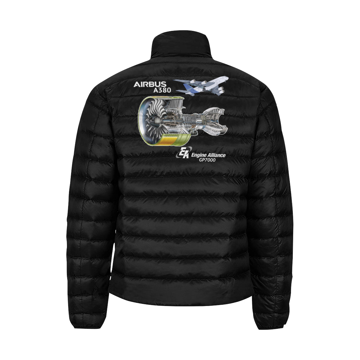 AIRBUS 380 Men's Stand Collar Padded Jacket e-joyer