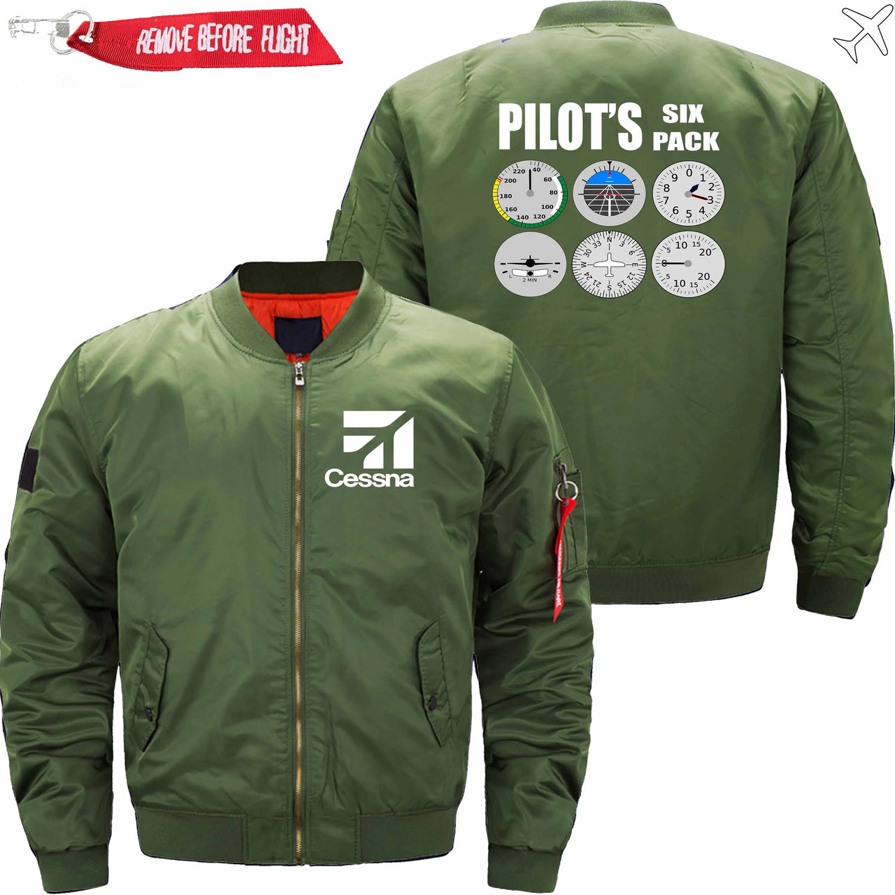 CESSNA PILOT'S SIX-PACK - JACKET THE AV8R