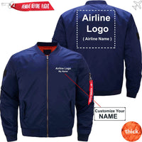 Thumbnail for CUSTOM NAME & AIRLINE LOGO - JACKET THE AV8R