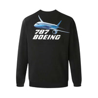 Thumbnail for BOEING 787 Men's Oversized Fleece Crew Sweatshirt e-joyer