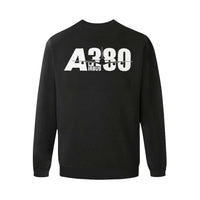 Thumbnail for AIRBUS 380 Men's Oversized Fleece Crew Sweatshirt e-joyer