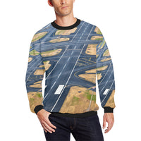 Thumbnail for HOODIE - 45 Men's Oversized Fleece Crew Sweatshirt e-joyer