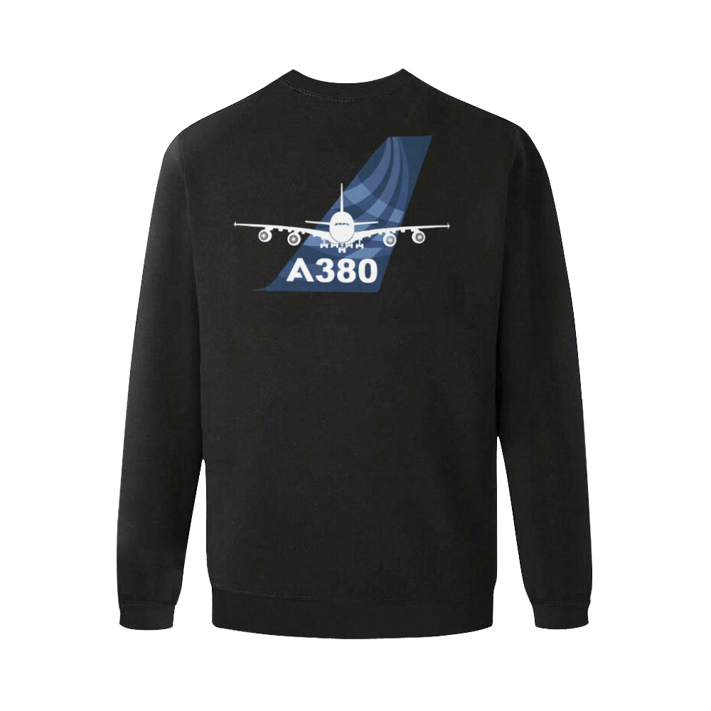 AIRBUS 380 Men's Oversized Fleece Crew Sweatshirt e-joyer