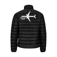 Thumbnail for BOEING 777 Men's Stand Collar Padded Jacket e-joyer