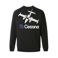 Thumbnail for CESSNA Men's Oversized Fleece Crew Sweatshirt e-joyer