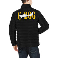 Thumbnail for CESSNA 206 Men's Stand Collar Padded Jacket e-joyer