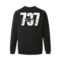 Thumbnail for BOEING 737 Men's Oversized Fleece Crew Sweatshirt e-joyer