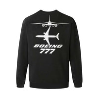 Thumbnail for BOEING 777 Men's Oversized Fleece Crew Sweatshirt e-joyer