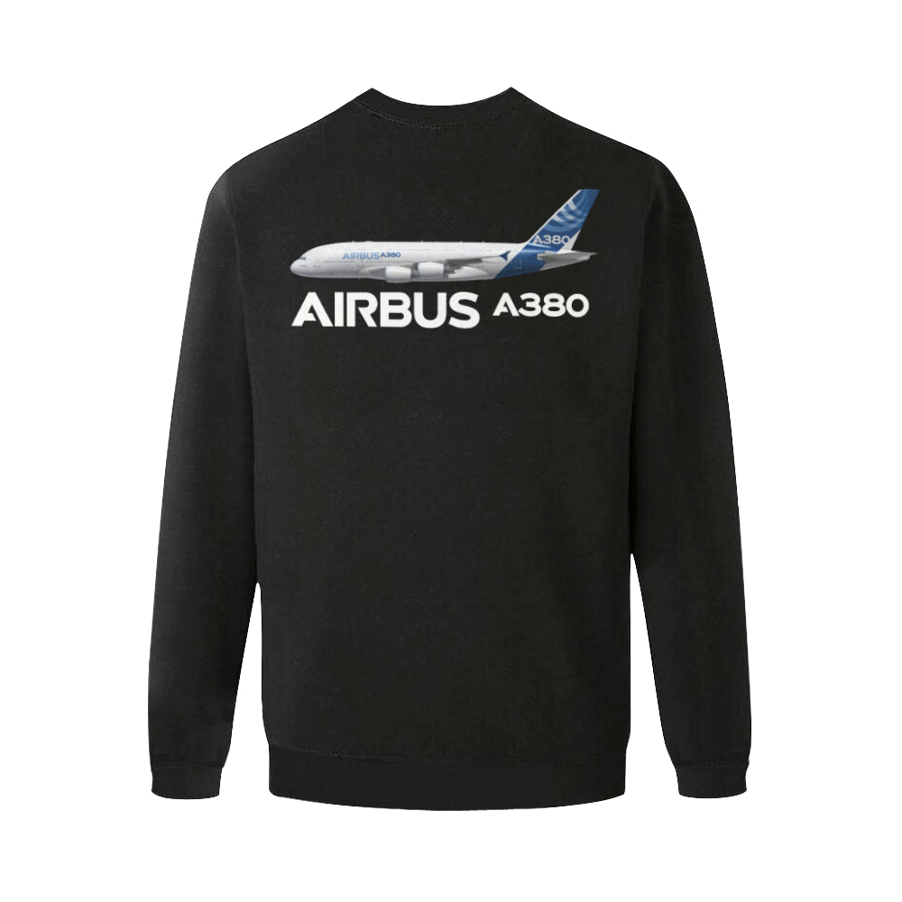 AIRBUS 380 Men's Oversized Fleece Crew Sweatshirt e-joyer