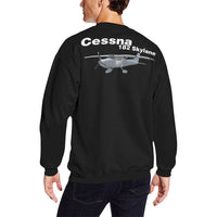 Thumbnail for Cessna 182 Skylane Men's Oversized Fleece Crew Sweatshirt e-joyer