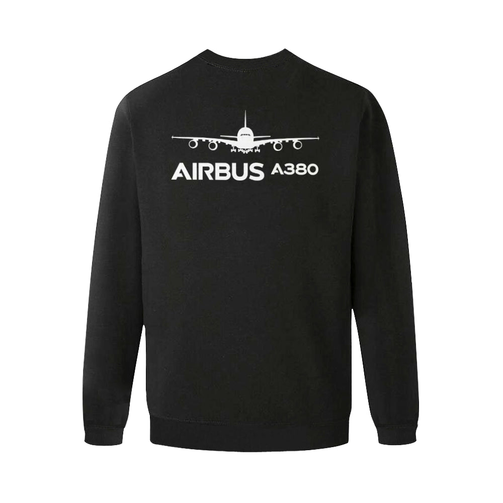 AIRBUS 380 Men's Oversized Fleece Crew Sweatshirt e-joyer