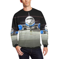 Thumbnail for HOODIE - 129 Men's Oversized Fleece Crew Sweatshirt e-joyer