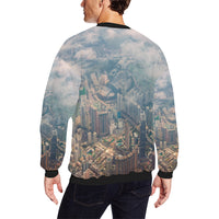 Thumbnail for HOODIE - 112 Men's Oversized Fleece Crew Sweatshirt e-joyer