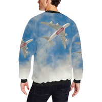 Thumbnail for HOODIE - 42 Men's Oversized Fleece Crew Sweatshirt e-joyer