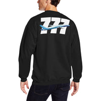 Thumbnail for BOEING 777 Men's Oversized Fleece Crew Sweatshirt e-joyer