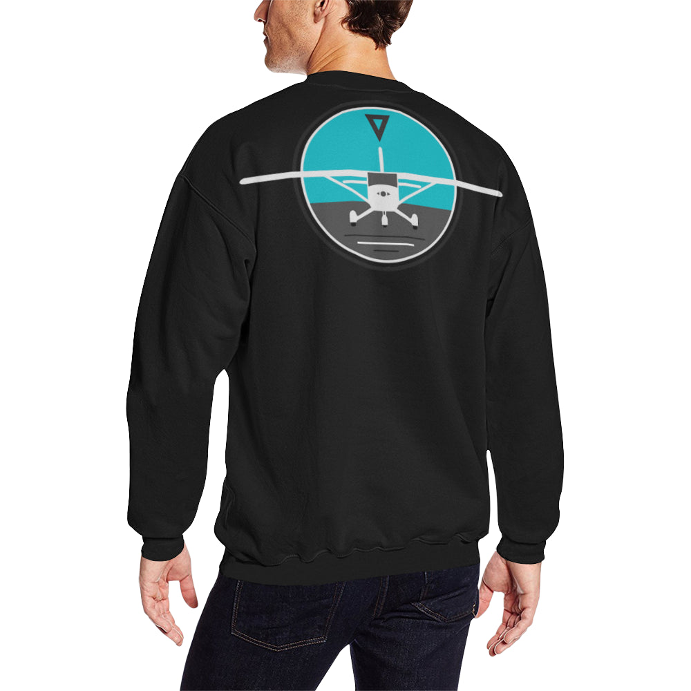 CESSNA Men's Oversized Fleece Crew Sweatshirt e-joyer