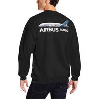 Thumbnail for AIRBUS 380 Men's Oversized Fleece Crew Sweatshirt e-joyer