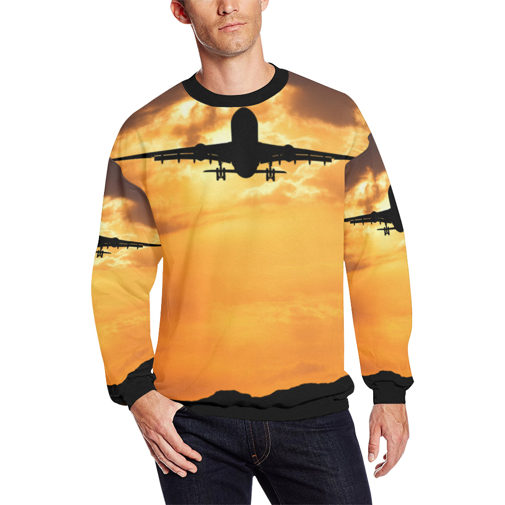 HOODIE - 106 Men's Oversized Fleece Crew Sweatshirt e-joyer